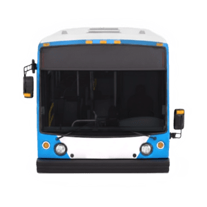by bus or train